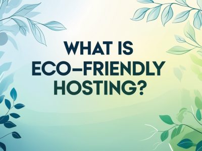 What Is Eco-Friendly Hosting?